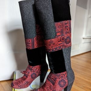 Rare Desigual High Boots